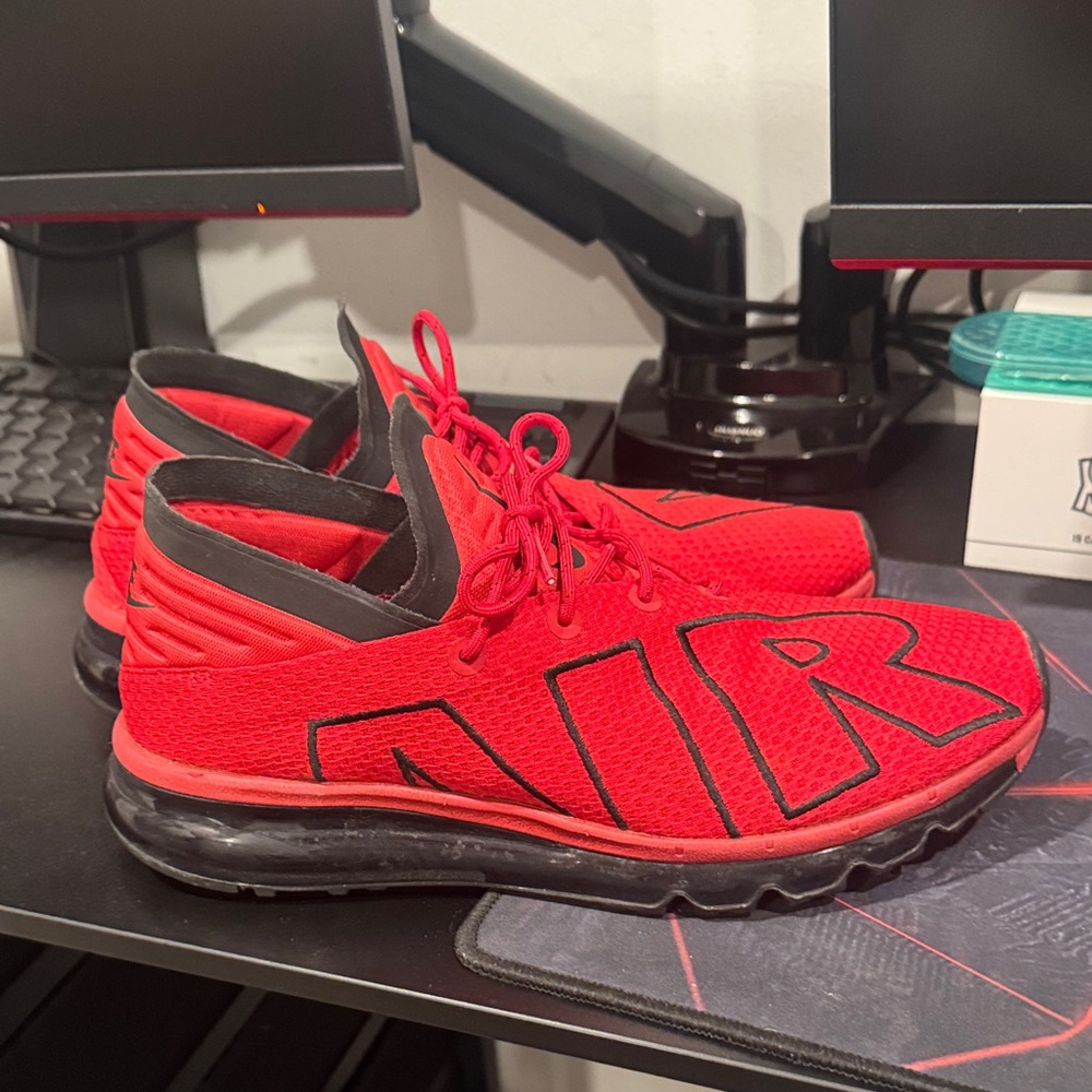Nike Red and Black Sneakers